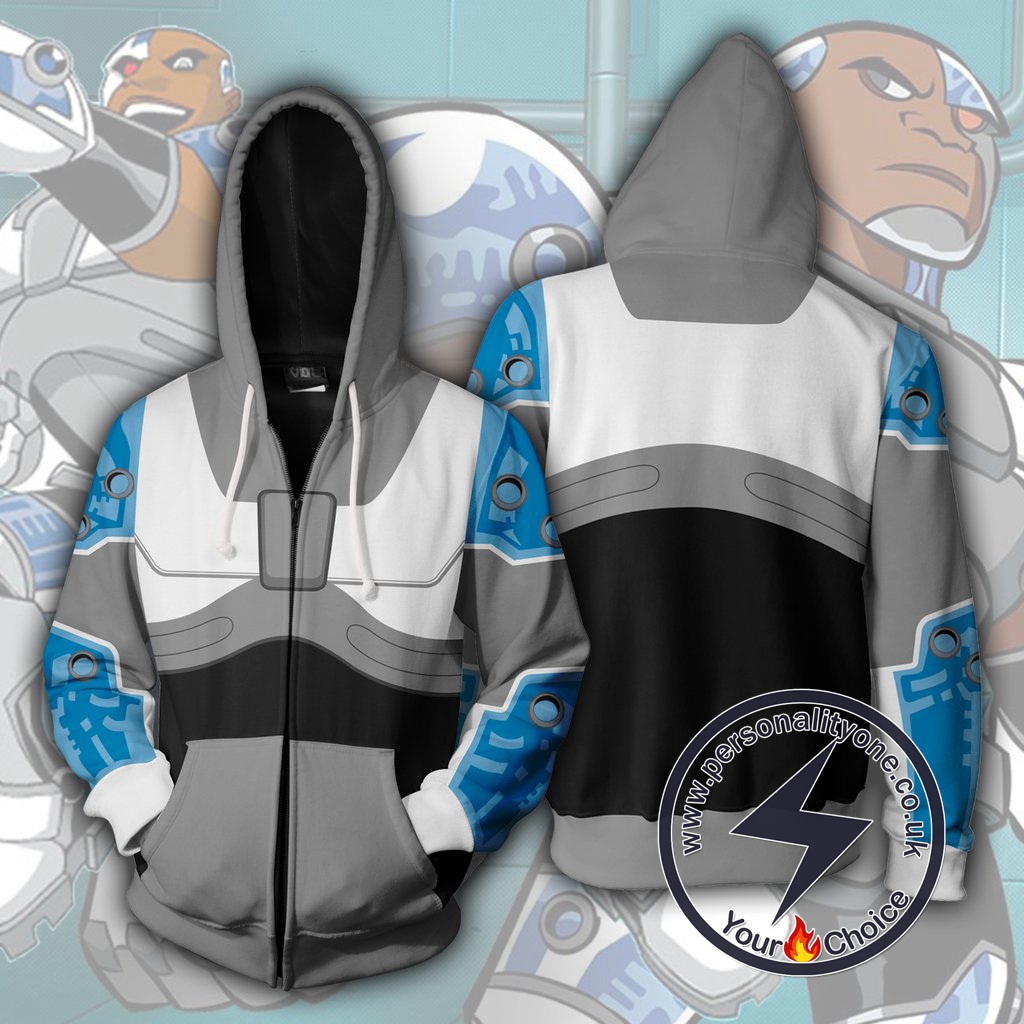 Teen Titans Cyborg Hoodie Jacket